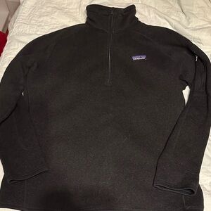 Patagonia Zip-Up Black Sweater